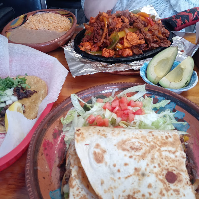 Barbacoca Taco Fajitas and Quesadilla
