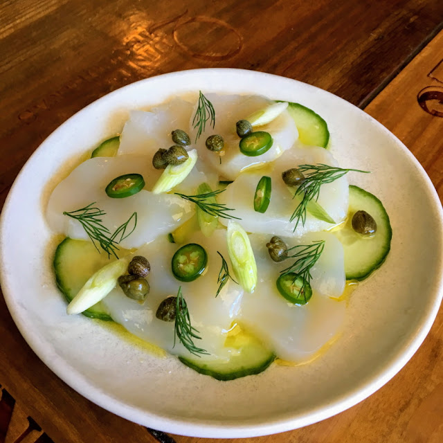 Pacific Yellowtail Ceviche - Cucumber