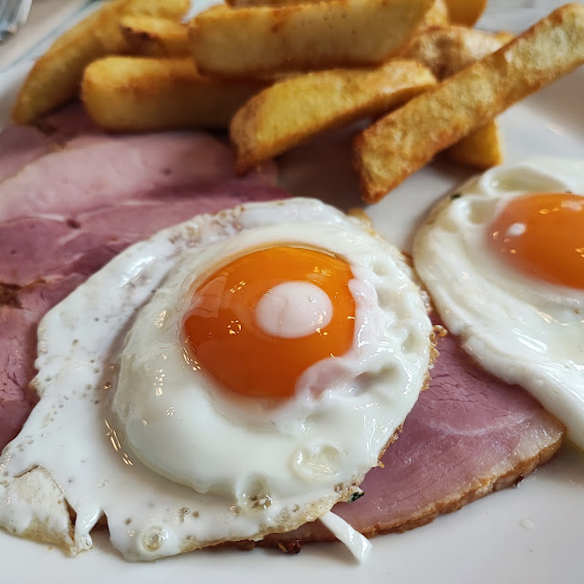 Ham Egg and Chips