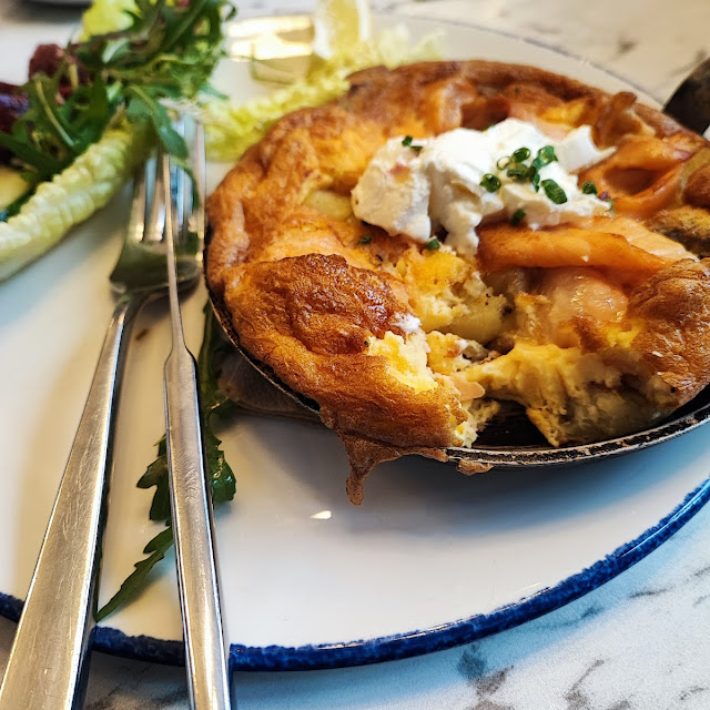 Smoked Salmon & Cream Cheese Focaccia
