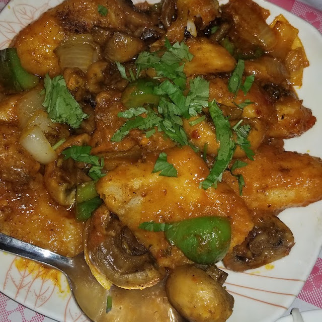 Tawa Fish with Mushroom