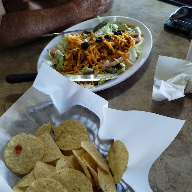 Burrito and Chips and Salsa