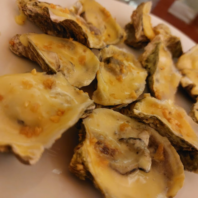 Baked Talaba with Cheese and Garlic