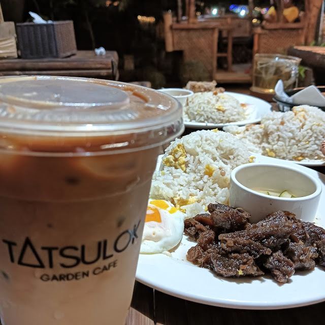 Coffee Latte and Tapsilog