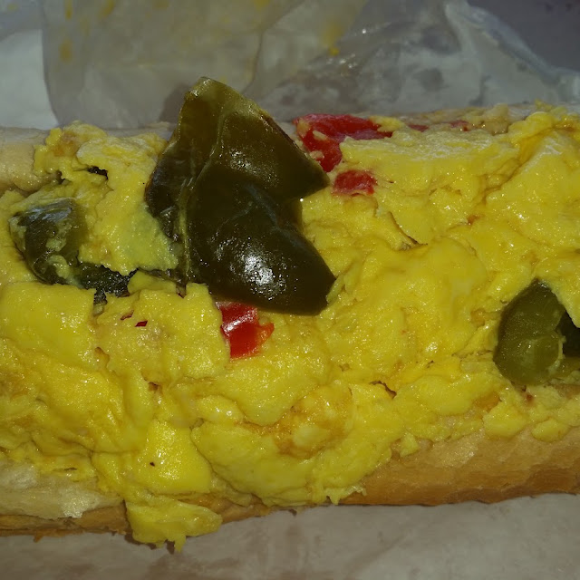 Pepper and Egg Sandwich