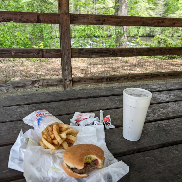 Beach Burger and Fries