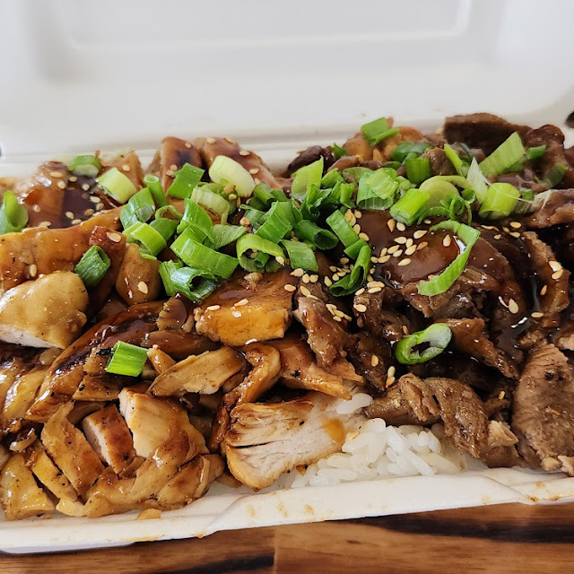 Massive Teriyaki Chicken Burger