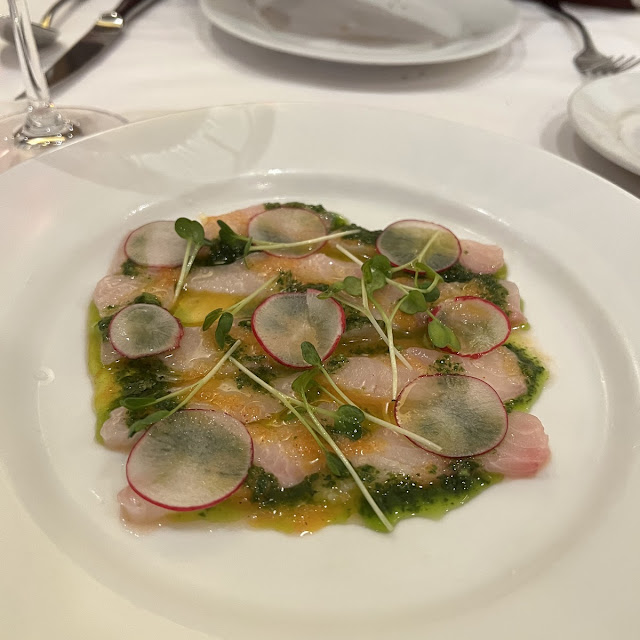 Crudo of Suziki Sea Bass'