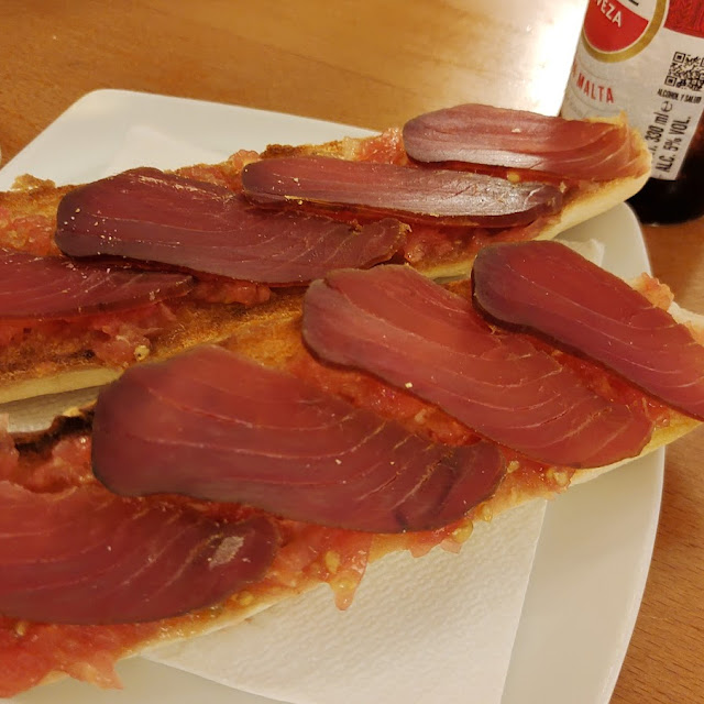 Tostada de Jamón Con Tomate