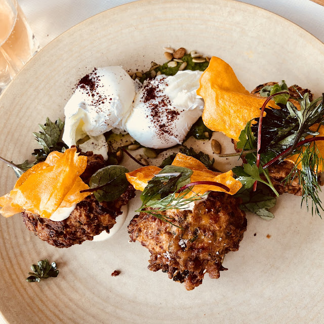 Halloumi Green Cabbage Zucchini Fritters