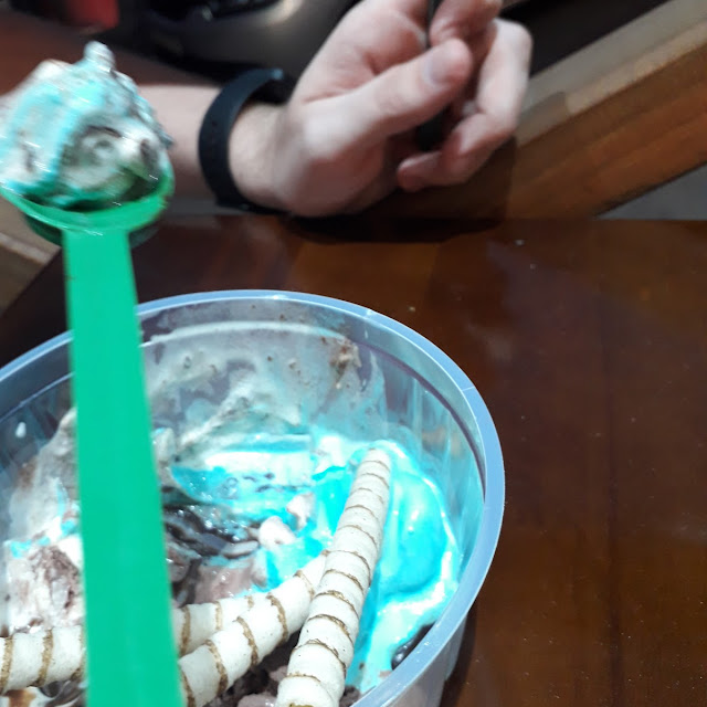 Sorvete de Açaí E Blue