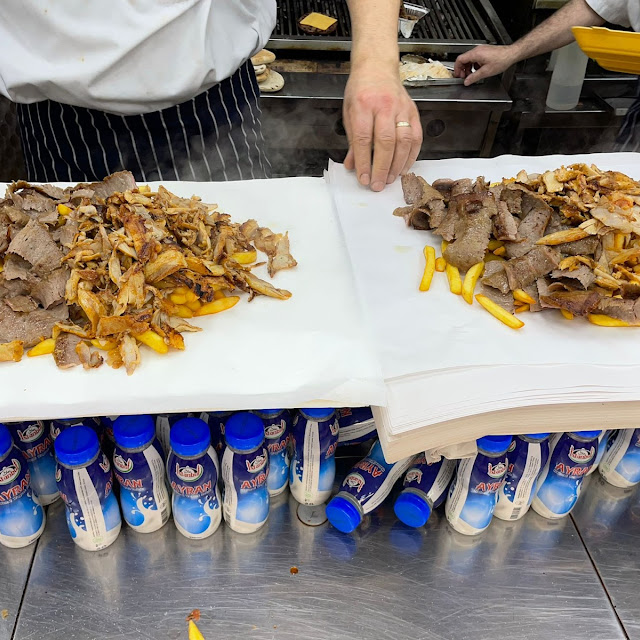 Mixed Doner Meat and Chips