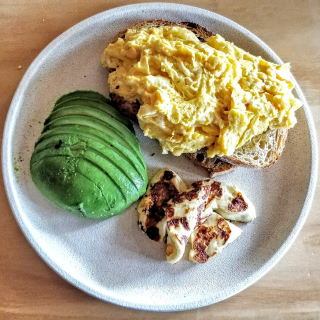 Scrambled Eggs with Avocado