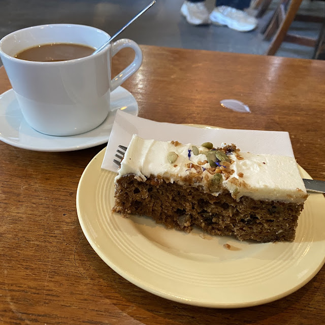Carrot Cake & Americano Coffee