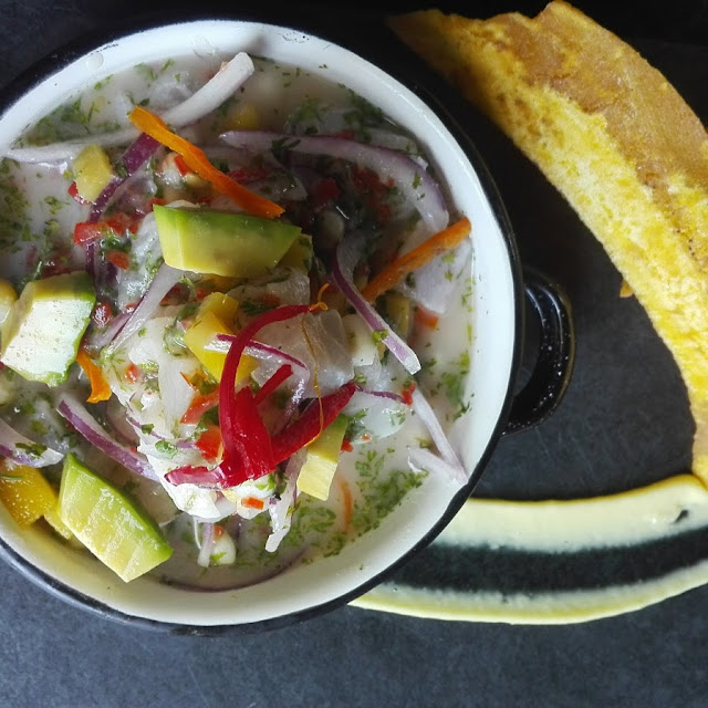 Ceviche de Pescado A la Colombiana