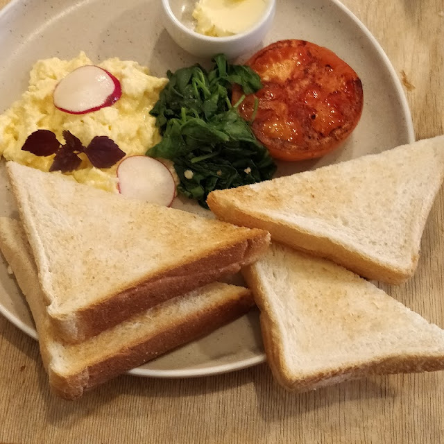 Scrambled Eggs on Toast