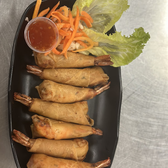 Rocket Shrimp Egg Rolls