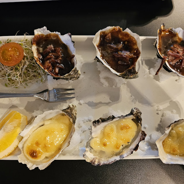 Wasabi Mayo Oysters