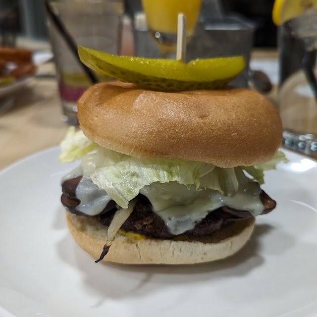 Swiss Mushroom Burger