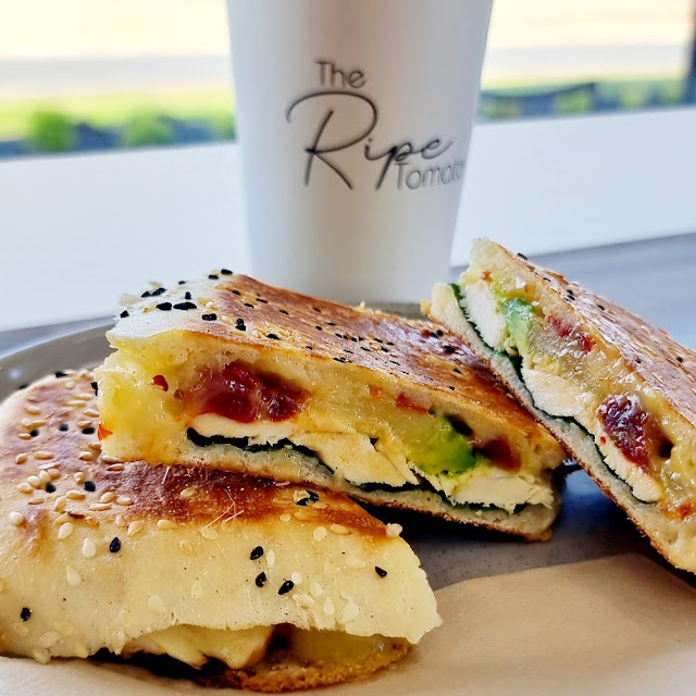 Chicken Avo Pineapple Focaccia