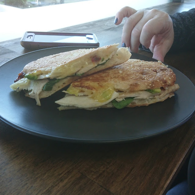 Chicken Avo Pineapple Panini