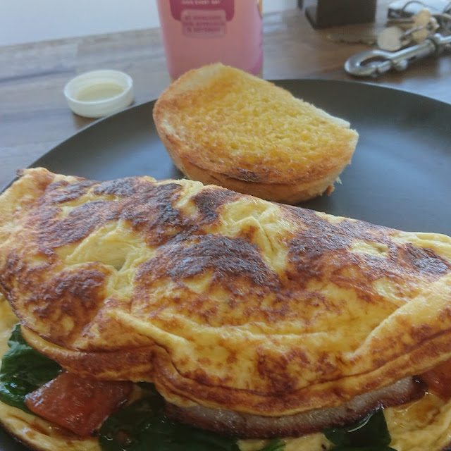 Spinach Omelette