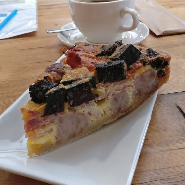 Sausage and Black Pudding Tart