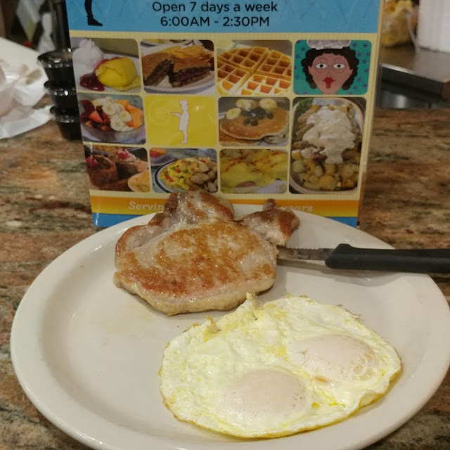 Pork Chops and Eggs