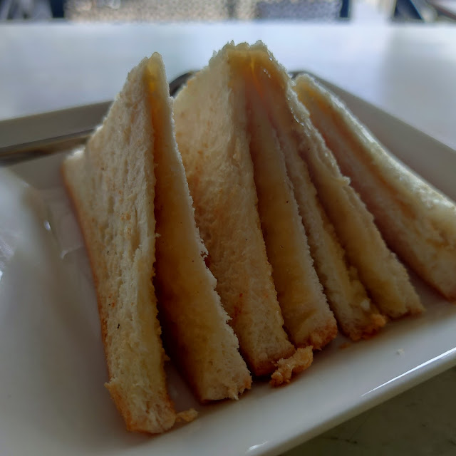 Chicken Floss Toast Bread