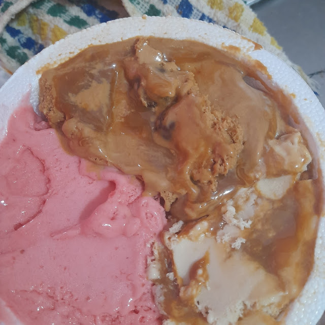Frutilla Al Agua Super Dulce de Leche Y Banana Split Riquísimos
