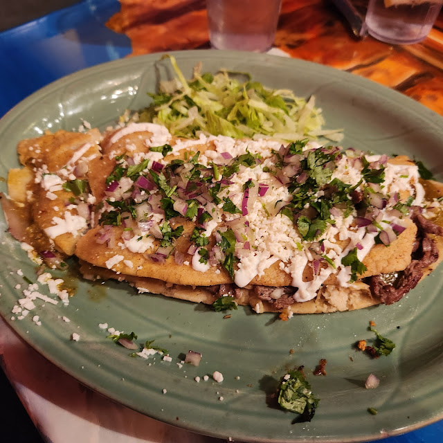 Quesadilla De Maize Con Bistec