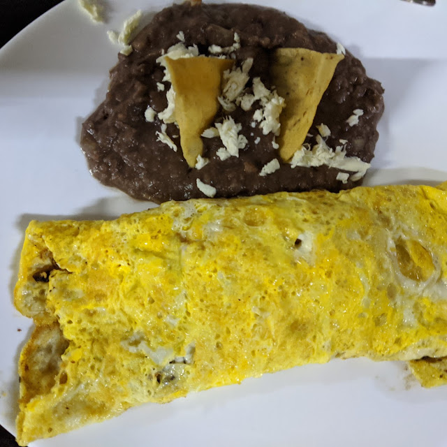 Enfrijoladas with Eggs