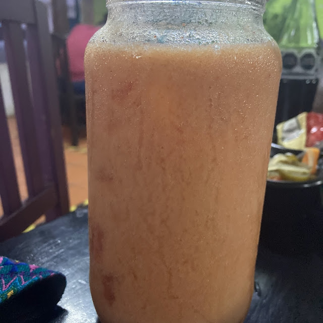 Mango and Strawberry Smoothie