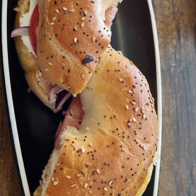 Bagel Toasted w Cream Cheese & Served w House Made Jam