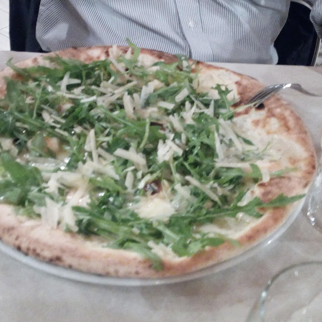 Pizza Rucola Con Gamberetti