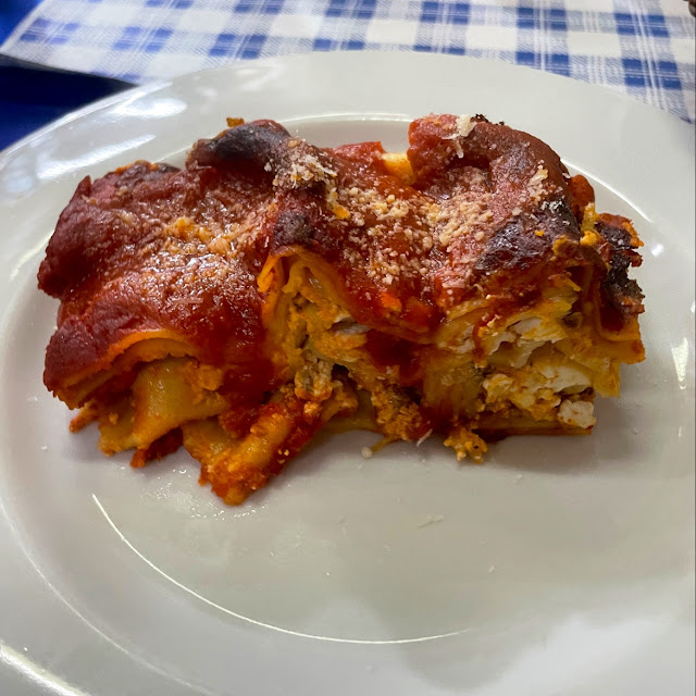 Lasagna with Tomato Sauce