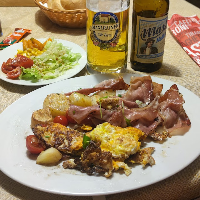 Uova Pomodori Pancetta Affumicata Patate