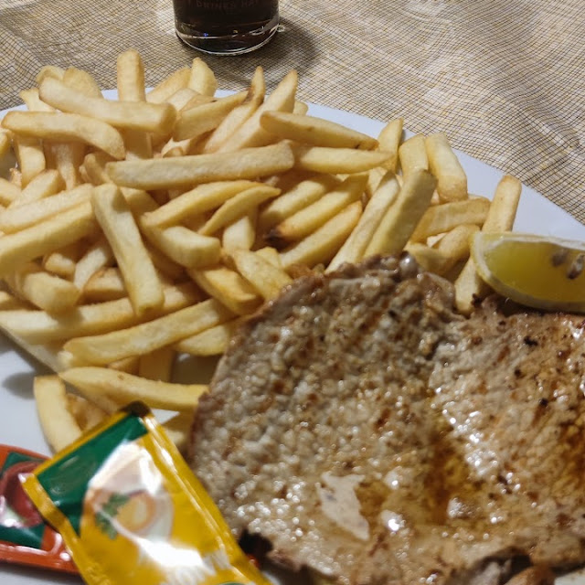 Patatine Fritti Carne Vitello