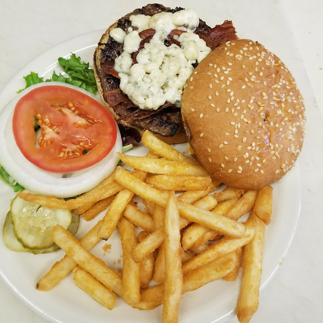 Black and Bleu Burger