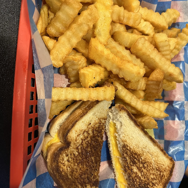 Kid Grilled Cheese and Fries