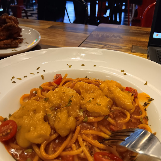 Bolognese Pasta with Cempedak