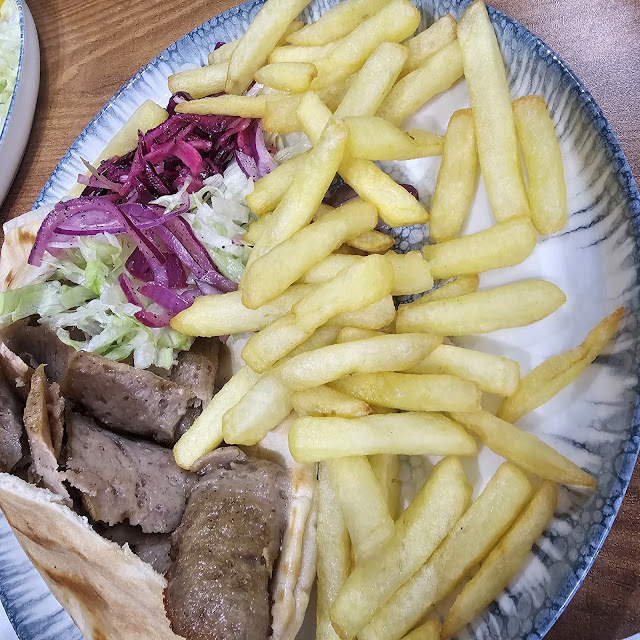 Lamb Kebab Meat & Chips