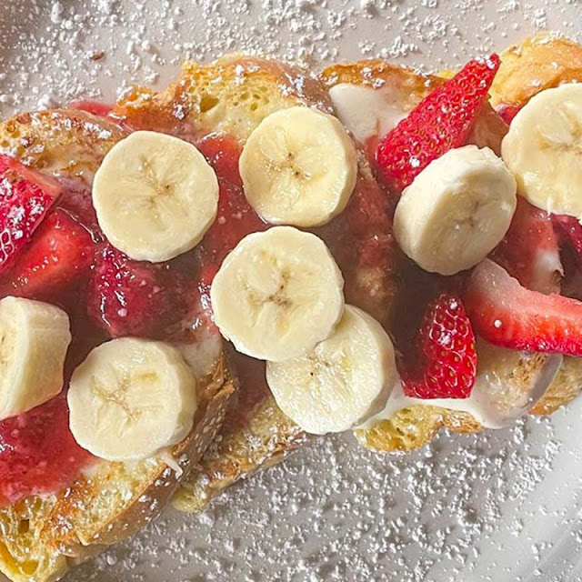 Strawberry-Banana Supreme French Toast
