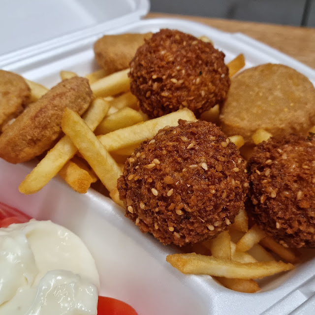 Kebab Falafel Med Pommes
