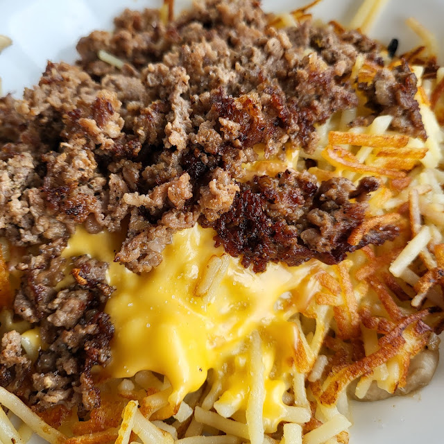 Philly Cheese Steak Hasbrown Bowl