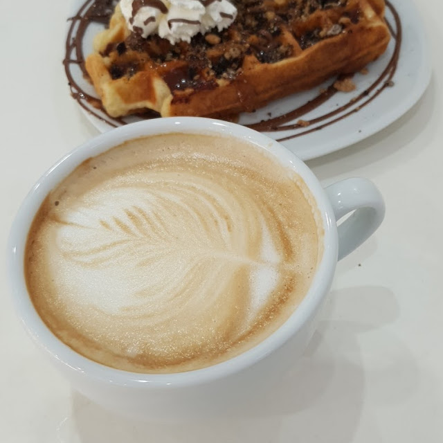 Latte and Waffle