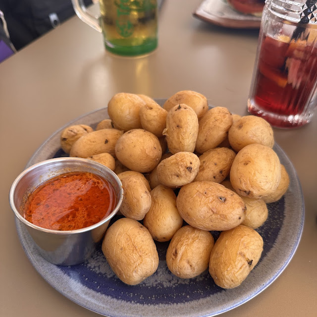 Canarian Potatoes with Mojo Sauces