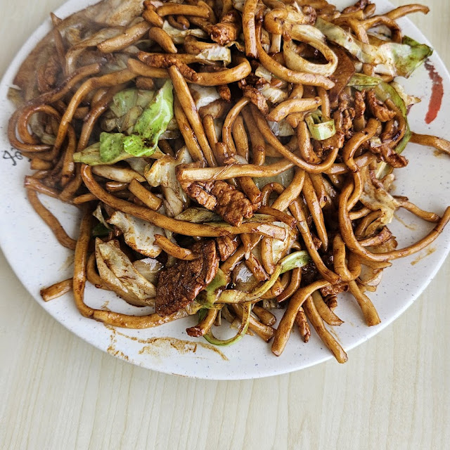 Shanghai Style Pan Fried Thicke Noodles 上海粗炒面