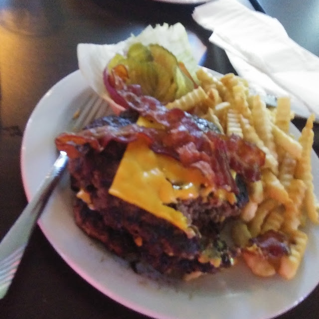Double Cheeseburger Loaded with Fries