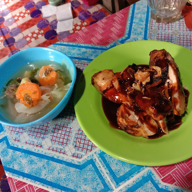 Ayam Bakar Kuah Sup